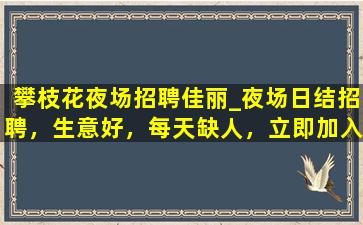 鹤壁夜场招聘